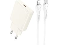 Сетевое зарядное устройство Hoco (N44) Biscuit Type-C PD 30W (бежевый)