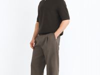 Чиносы изо льна, Коричневый