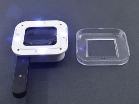 Лупа раскладная Жук, 10х, 15х, 20х, с подсветкой