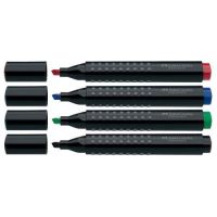 Маркер перманентный Faber-Castell "GRIP 1503" с клиновидным наконечником