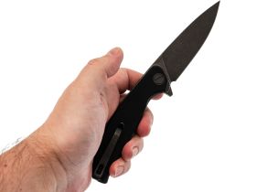 Складной нож Honor Ajax, сталь VG-10 с покрытием Black Stonewash, рукоять G10, черный