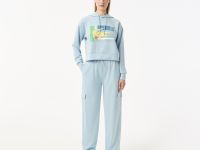 Женская короткая толстовка Lacoste с капюшоном