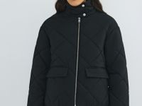 Утеплённая куртка, Черный