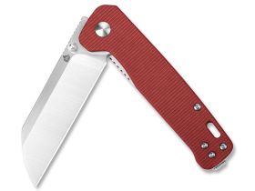Складной нож QSP Penguin, сталь D2, рукоять микарта, красный