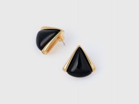 Серьги, Черный