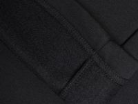 Широкие трикотажные брюки для девочек, Черный