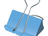 Зажим для бумаг Berlingo 41 мм, 1 шт, цветной