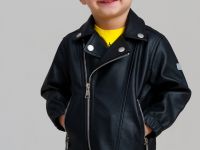 Куртка детская кожаная для мальчиков