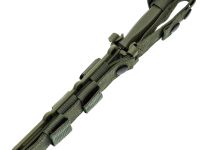 Туристический нож НОКС Смерш М модель 622, сталь AUS-8, рукоять резинопластик, зеленый