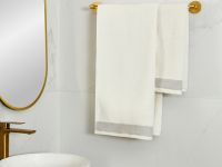 Полотенце махровое Галио/Galio, серое