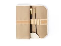 Набор кистей Синтетика Малевичъ "Claude" 12 шт, в пенале-скрутке