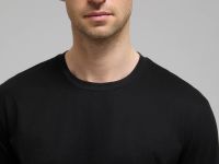 Лонгслив из мерсеризованного хлопка