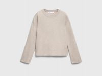 Джемпер плотной вязки, Бежевый