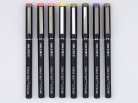 Набор цветных капиллярных ручек Малевичъ "GrafArt PRO", ботаника, 8 шт