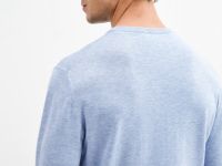 Базовый вязаный джемпер, Голубой