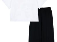 Комплект трикотажный для девочек: фуфайка (футболка), брюки