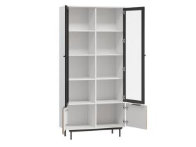 Витрина Леванте 2-97x205 Белый