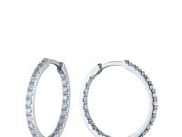 Серьги из белого золота с бриллиантами э4701сг05153000