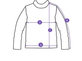 Водолазка трикотажная для девочек