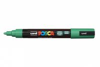 Маркер UNI "POSCA" PC-5M, 1,8-2,5 мм, наконечник пулевидный, цвет зеленый