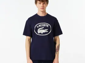 Мужская футболка Lacoste свободного кроя