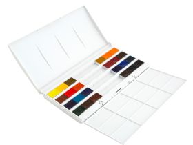 Набор акварели "Белые Ночи" Третьяковская галерея. Выставка М. Врубеля, 24 цв х 2,5 мл, пластик/пали