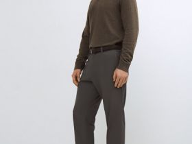 Чиносы с ремнём, Коричневый