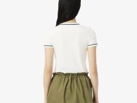 Женская хлопковая футболка Lacoste