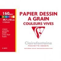 Набор бумаги для пастели Clairefontaine "Etival Color" 29,7х42 см 6 л 160 г
