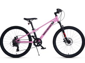 Подростковый велосипед Maxiscoo 7 Bike 24 M300, год 2024, цвет Зеленый