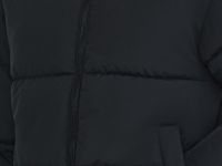 Утеплённая куртка с капюшоном, Черный