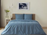 Постельное белье Gustavo, голубое