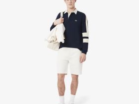 Мужское хлопковое регби Lacoste