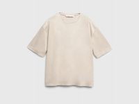 Футболка из искусственной замши, Бежевый