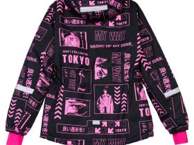 Куртка текстильная с полиуретановым покрытием для девочек