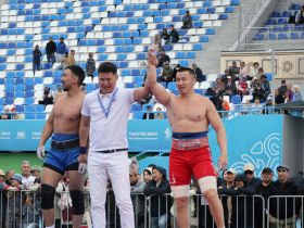 Стали известны победители соревнований по мас-рестлингу и борьбе корэш на Сабантуе