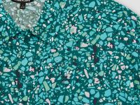 Блузка с коротким рукавом и отложным воротником