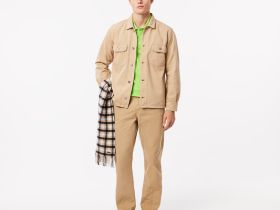 Мужские хлопковые брюки Lacoste свободного кроя