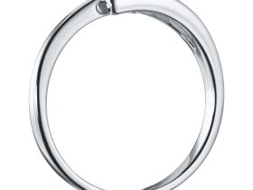 Классическое кольцо из серебра э0612кц01158900_white