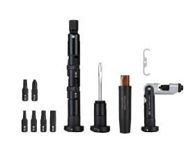 Набор инструментов компактный Topeak Plug'n Tool Mountail Pro для установки в руль (черный)