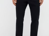 Базовые брюки «5 карманов» из твила, Черный