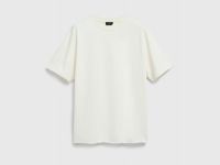 Базовая футболка с необработанным краем, Белый