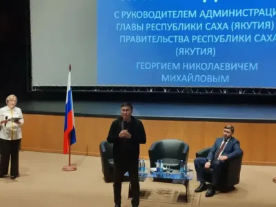 Георгий Михайлов встретился со студенческой молодежью Мирнинского района Якутии