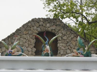 Фонтанные фигуры "Дракон" (три)