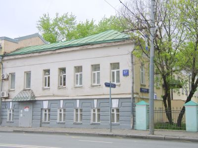 Дом причта храма св. прп. Сергия Радонежского в Рогожской ямской слободе, 1820-е гг., 1870-е гг.