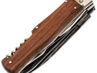 Автоматический многопредметный нож Mikov Predator, сталь 420, рукоять палисандр, 8 функций