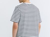 Футболка из хлопка в полоску, Синий