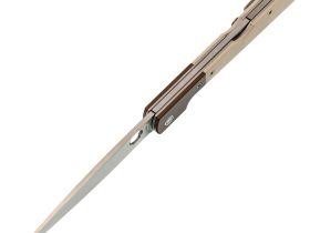 Складной нож Daggerr Corso, satin сталь VG-10, рукоять Cream White G10