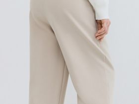 Брюки с ремнём, Бежевый