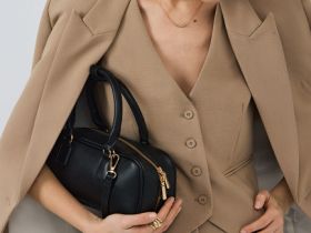 Жилет из поливискозы, Бежевый